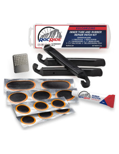 Kit de Reparación de Parches RocRide 16 Piezas para Bicicletas