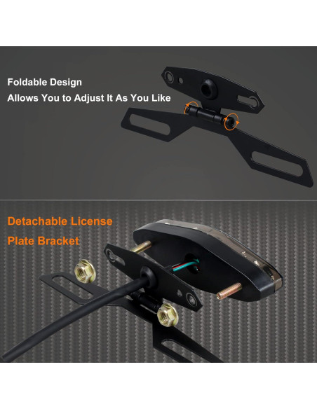 Luz Trasera LED QUASCO Ahumada 12V para Motocicleta y ATV