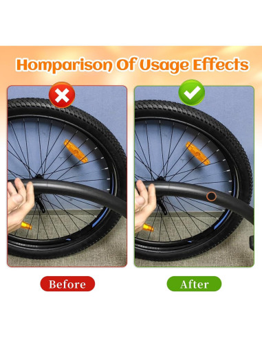 Kit de reparación de neumáticos de bicicleta Psyqtsuary 96 piezas