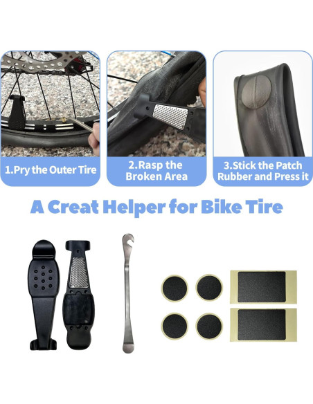 Kit de Herramientas para Bicicletas Pqzxrwnk 21 Pcs Multifuncional