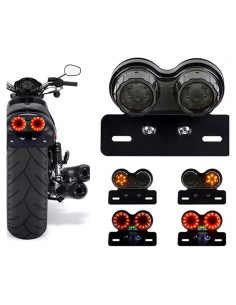 Luz Trasera LED WELNENT 12V Impermeable para Motocicletas