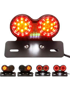 Luz Trasera LED WELNENT 12V Impermeable para Motocicletas 2