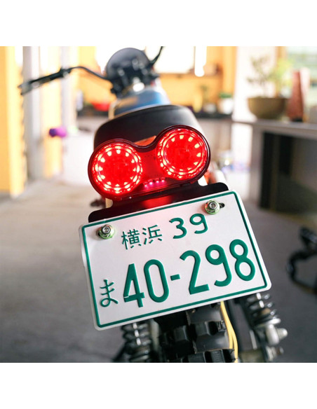 Luz Trasera LED WELNENT 12V Impermeable para Motocicletas