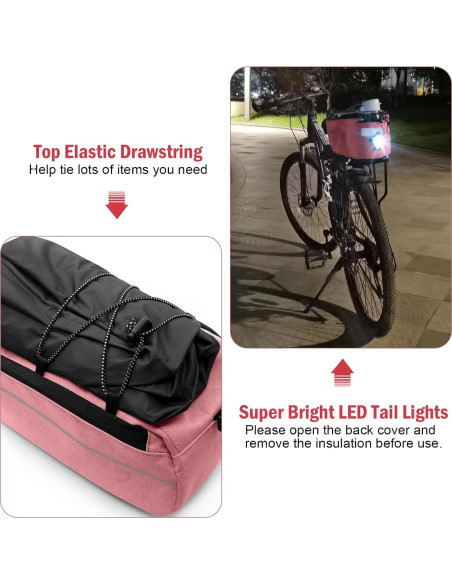 Bolsa de Maletero RAYMACE con Luz LED y Aislamiento 8L