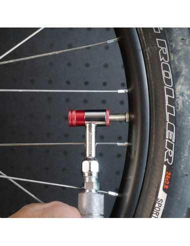 Prestacycle Prestaflator Mini Pro - Inflador de Neumáticos de Bicicleta