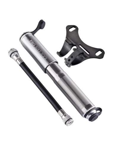 Bomba de Bicicleta Mini Pro Bike Tool con Manómetro 100 PSI