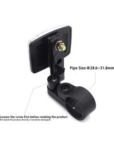 Reflector Frontal de Bicicleta MFC PRO Blanco 7.9x7.6cm 2