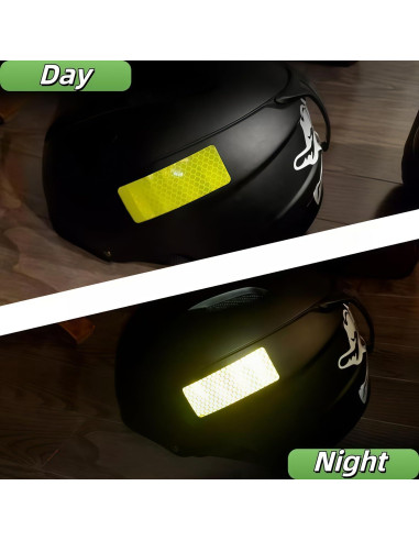 Cinta Reflectante 30 PCS Verde Fluorescente 3x8 cm para Seguridad