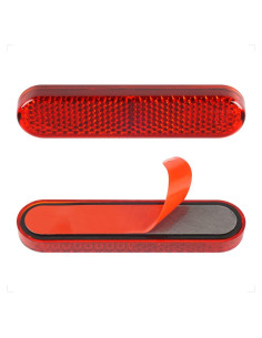 Reflectores Rojos Autoadhesivos Evermotor 8.7 cm para Motocicleta