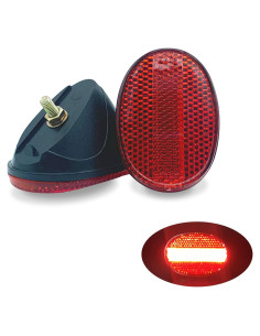 Reflector Ovalado para Guardabarros Trasero WELNENT - Alta Visibilidad