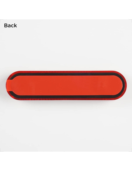 Reflectores Rojos Autoadhesivos Evermotor 8.7 cm para Motocicleta