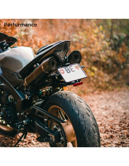 Reflectores Rojos Autoadhesivos Evermotor 8.7 cm para Motocicleta