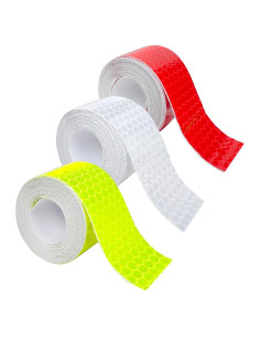 3 Rollos de Cinta Reflectante PVC 2.5 cm x 3 m Maodai