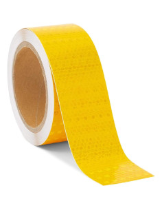 Cinta Reflectante Amarilla Juvo Plus 5.08 cm x 9.14 m 2