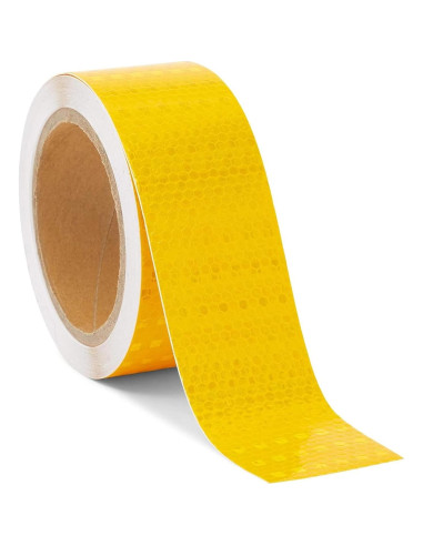 Cinta Reflectante Amarilla Juvo Plus 5.08 cm x 9.14 m
