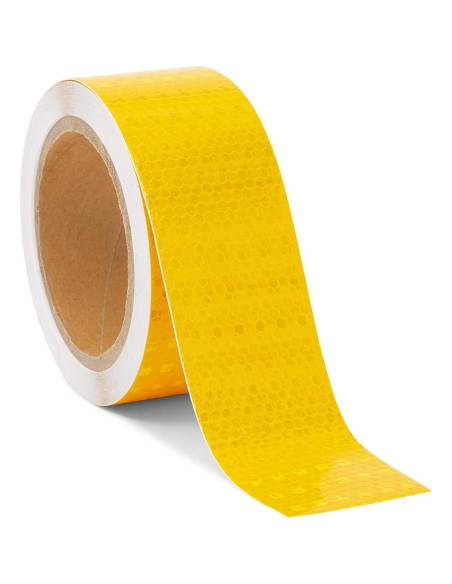 Cinta Reflectante Amarilla Juvo Plus 5.08 cm x 9.14 m