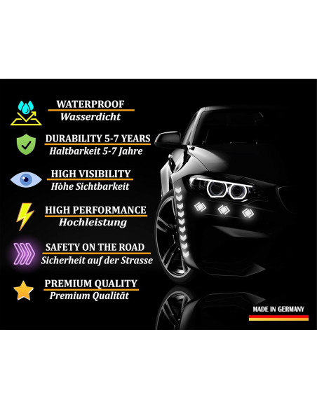 84 Calcomanías Reflectantes SkinoEu para Bicicleta y Moto