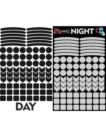 84 Calcomanías Reflectantes SkinoEu para Bicicleta y Moto