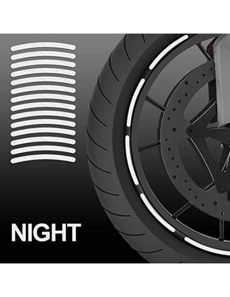 84 Calcomanías Reflectantes SkinoEu para Bicicleta y Moto