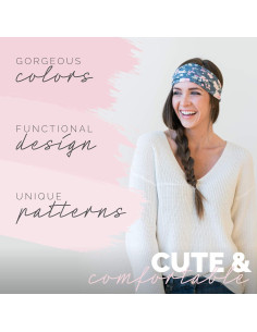 Diademas Antideslizantes Maven Thread para Mujeres - 10.16 cm 2Pack 2