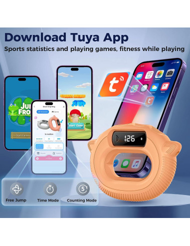 Fortalecedor de Agarre Inteligente GORIFEI con Conteo y Juegos