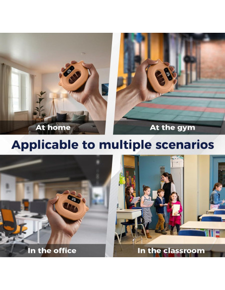 Fortalecedor de Agarre Inteligente GORIFEI con Conteo y Juegos