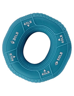 Entrenador de Fuerza de Mano GANAZONO Anillo de Silicona Azul