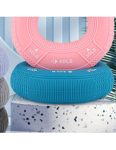 Entrenador de Fuerza de Mano GANAZONO Anillo de Silicona Azul 2