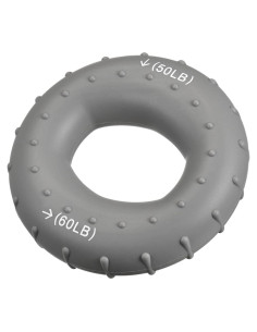 Fortalecedor de Agarre de Mano uxcell 50-60 Lbs Silicona Gris