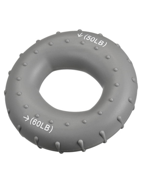 Fortalecedor de Agarre de Mano uxcell 50-60 Lbs Silicona Gris