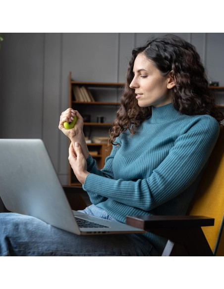 Fortalecedor de Agarre de Mano uxcell 50-60 Lbs Silicona Gris