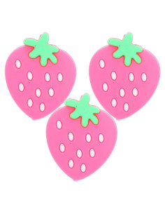 Amortiguador de Choque para Raqueta de Tenis YARNOW Fresa Rosa