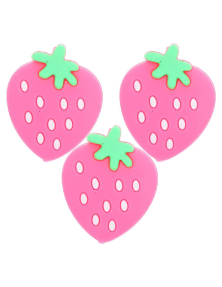 Amortiguador de Choque para Raqueta de Tenis YARNOW Fresa Rosa