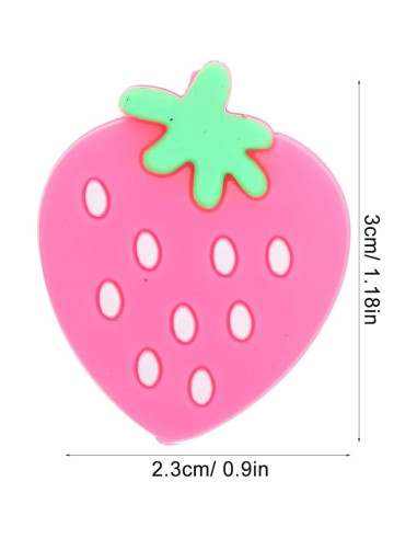 Amortiguador de Choque para Raqueta de Tenis YARNOW Fresa Rosa