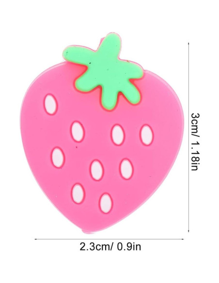 Amortiguador de Choque para Raqueta de Tenis YARNOW Fresa Rosa