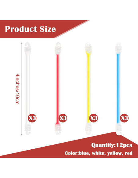 12 Amortiguadores de Raqueta de Tenis Bettoor Silicona