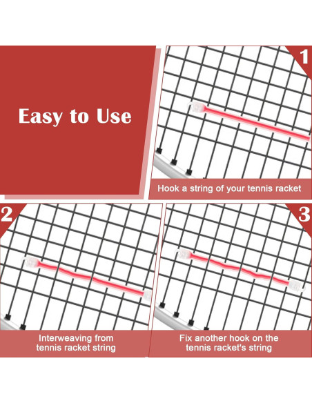 12 Amortiguadores de Raqueta de Tenis Bettoor Silicona