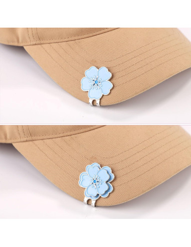 Marcador de Pelota de Golf Magnético Gosknor Azul Clip Gorra