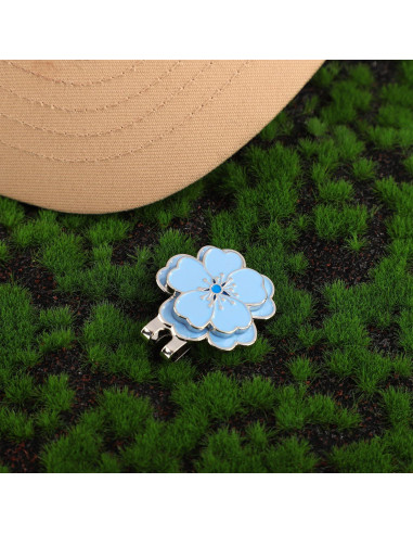 Marcador de Pelota de Golf Magnético Gosknor Azul Clip Gorra