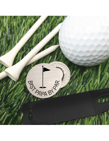 Marcador de Pelota de Golf de Acero Genérico 2.54 cm