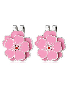 Juego de 2 Clips Magnéticos para Gorra de Golf Gosknor Rosa