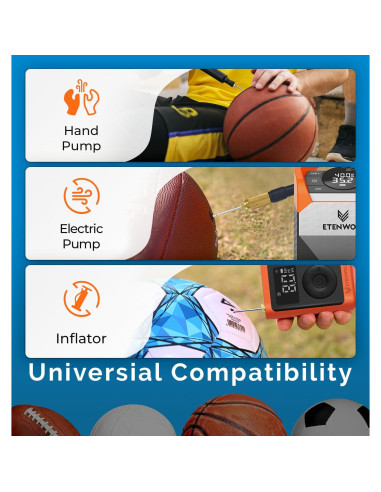 Agujas de Bomba de Aire ETENWOLF A102 - Paquete de 12 Piezas