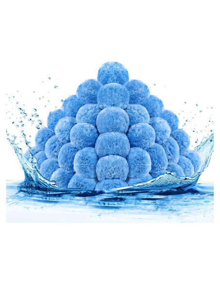 Bolas de Filtro para Piscina MJZ 1.4 kg Ecológicas Reutilizables