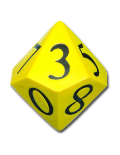 Dado Poliedro Jumbo 10 Caras Ventaja de Aprendizaje 14 cm