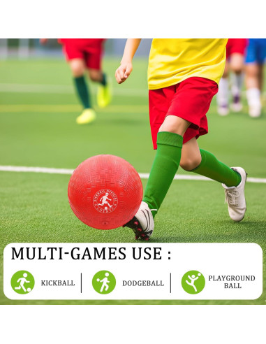 Bolas de Dodgeball Inflables LOYNYE 25.4 cm PVC 4 Unidades