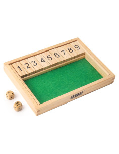 Juego de Dados Cierra la Caja GSE - Tablero de Madera 23x16 cm