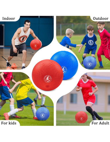 Bolas de Dodgeball Inflables LOYNYE 25.4 cm PVC 4 Unidades