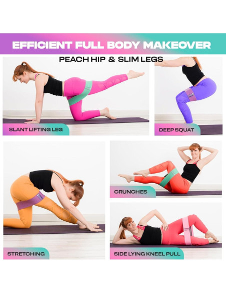 Conjunto de Bandas de Resistencia AURA SPORTS HCB101MULTI3X - 3 Niveles