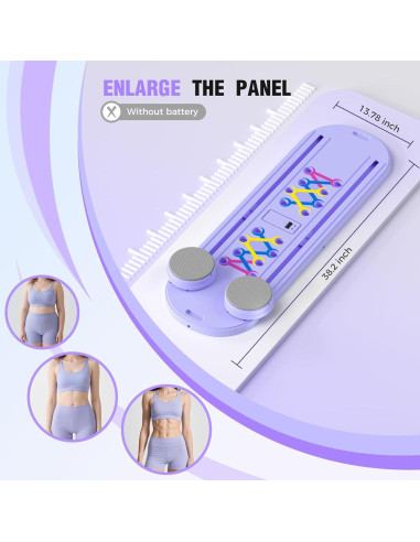 Reformer de Pilates Mosdos US123 Plegable 7 en 1 para Entrenamiento