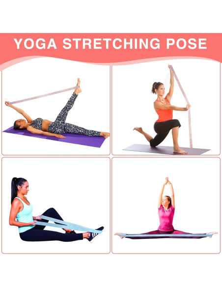 Correa de Estiramiento de Yoga CEILIWEN 11 Bucles Elástica